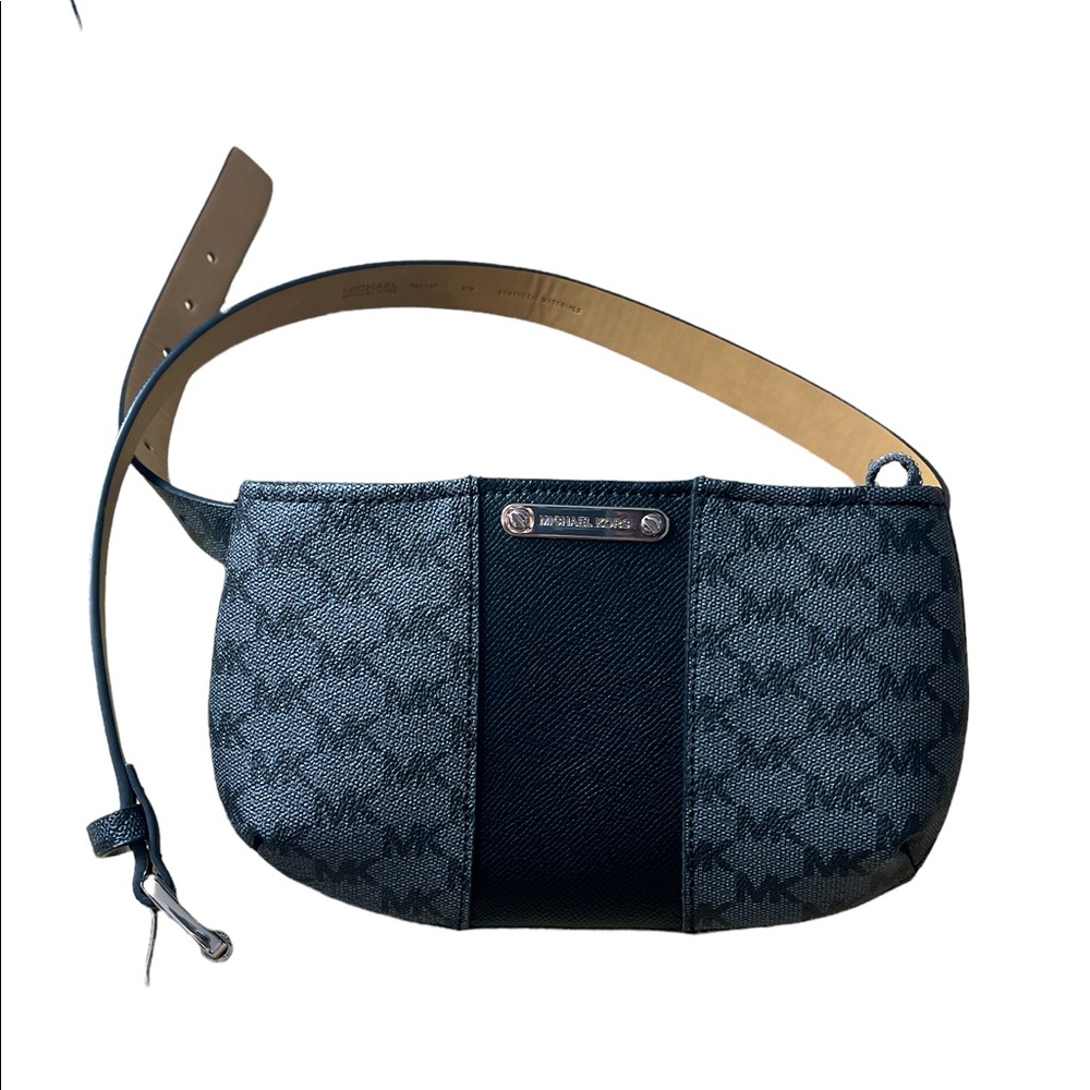 Micheal Kors Coated Canvas Monogram Waist Bag